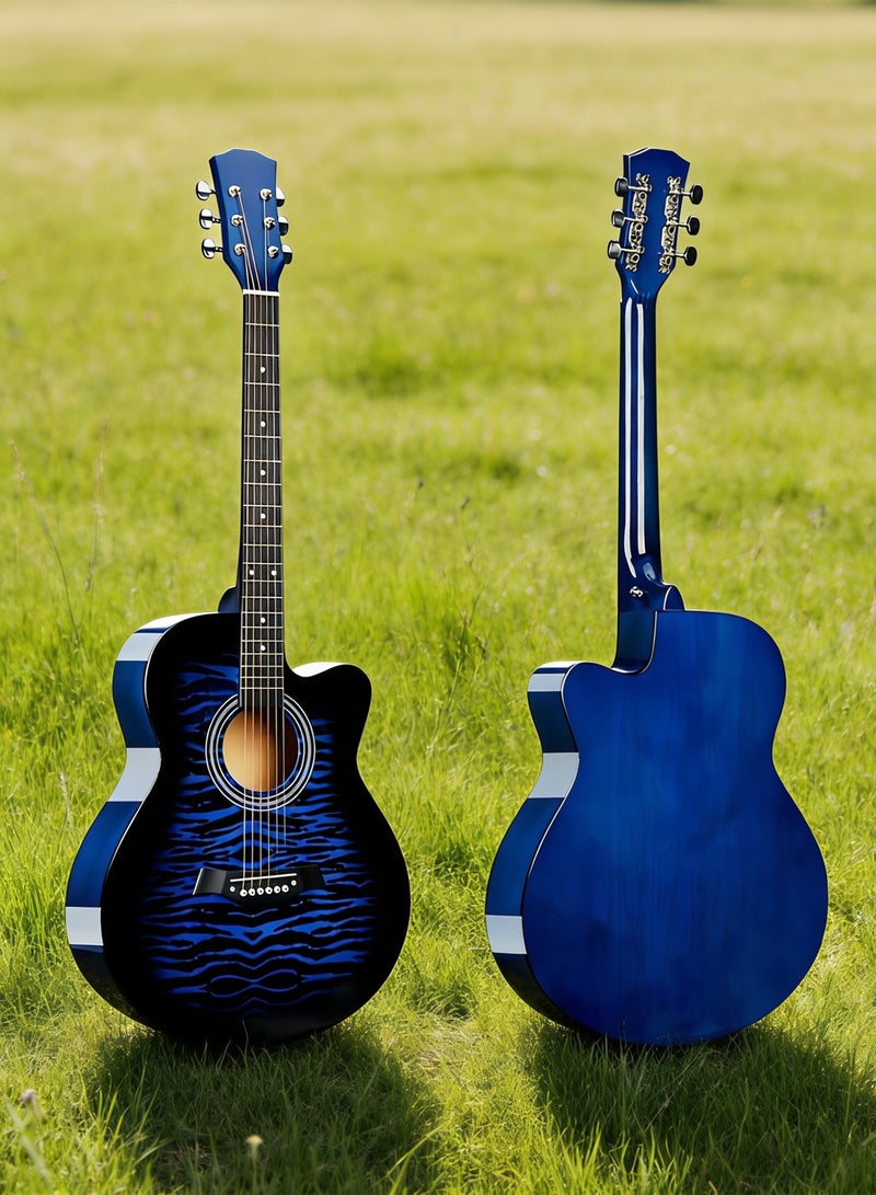 Sharpdo 40 Inch Classical Guitar Set Band Guitar, Beginner Guitar With Strings, Travel Bag, Tuner, Slingshot, And Shoulder Strap - Image 4